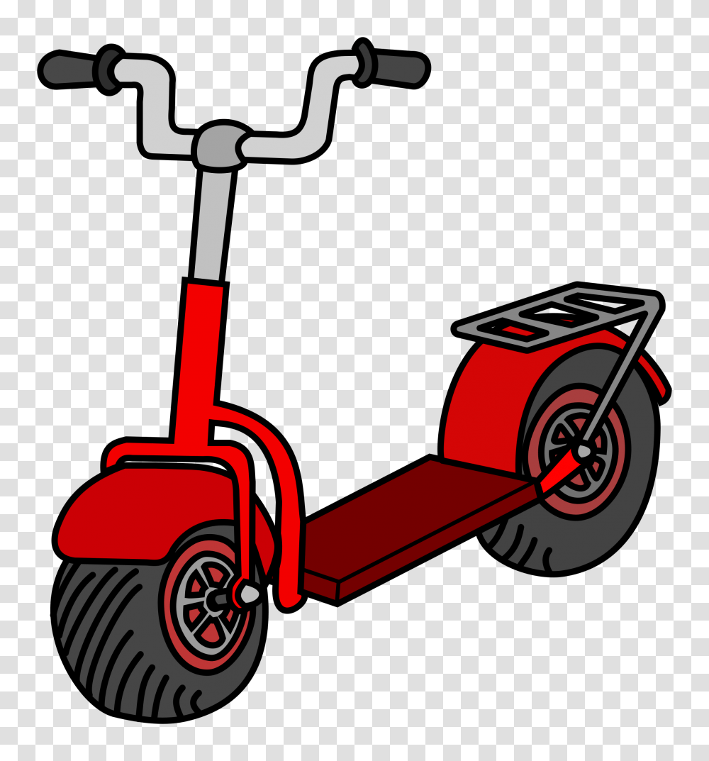 Kick Scooter, Lawn Mower, Tool, Vehicle, Transportation Transparent Png