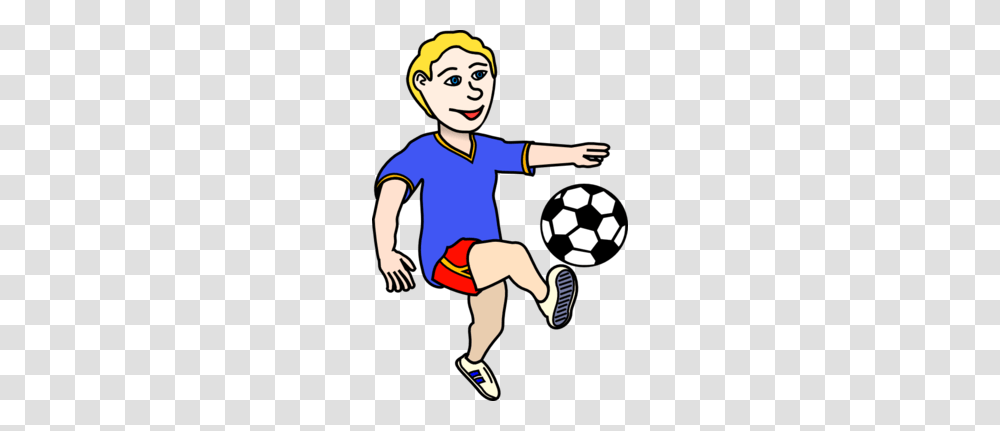 Kicking Soccer Ball Clip Art, Person, People, Team Sport, Sphere Transparent Png