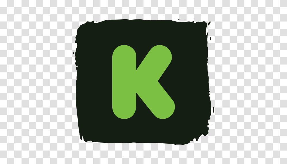 Kickstarter Social Icon, Alphabet, Word, Number Transparent Png