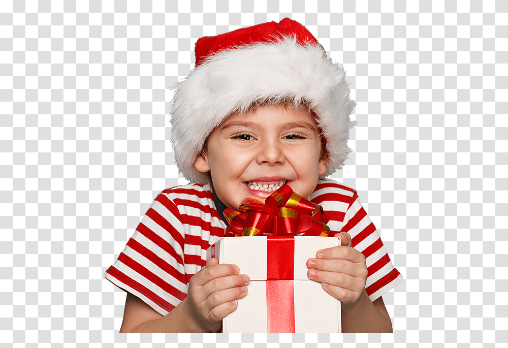 Kid Christmas, Person, Human, Face, Gift Transparent Png