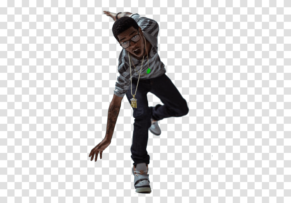 Kid Cudi In Yeezy, Person, Finger, Face Transparent Png