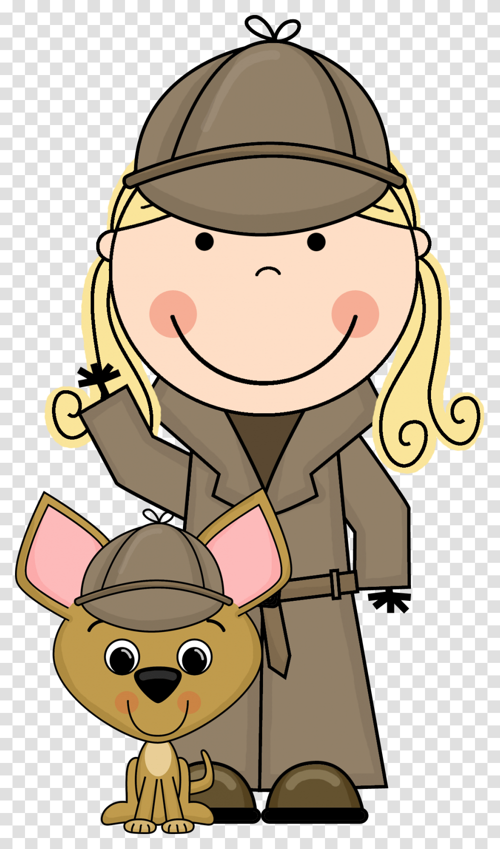 Kid Detective Clipart, Outdoors, Helmet, Drawing Transparent Png