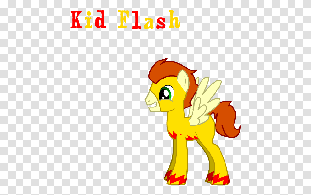 Kid Flash As A Poni Imagens Do Pnei Kid Flash, Toy, Poster, Advertisement Transparent Png