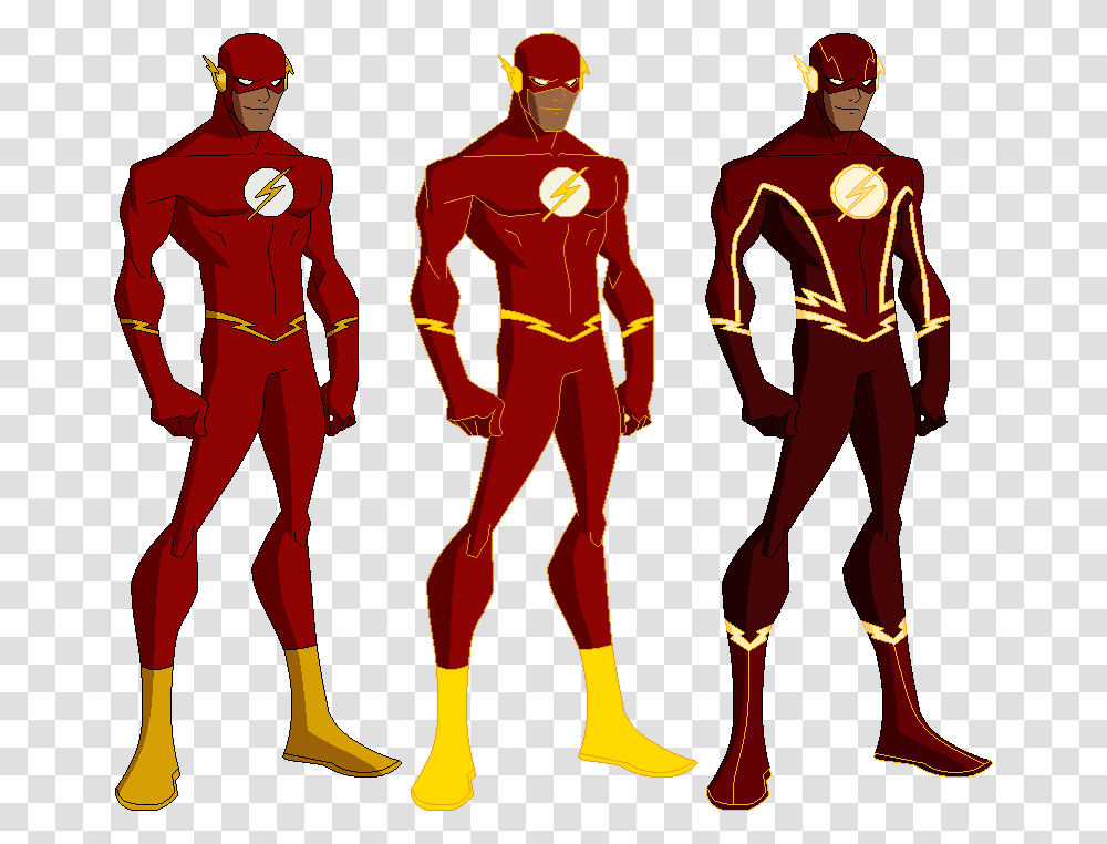 Kid Flash Barry Allen The Flash Young Justice, Person, Human, Spandex, Military Uniform Transparent Png