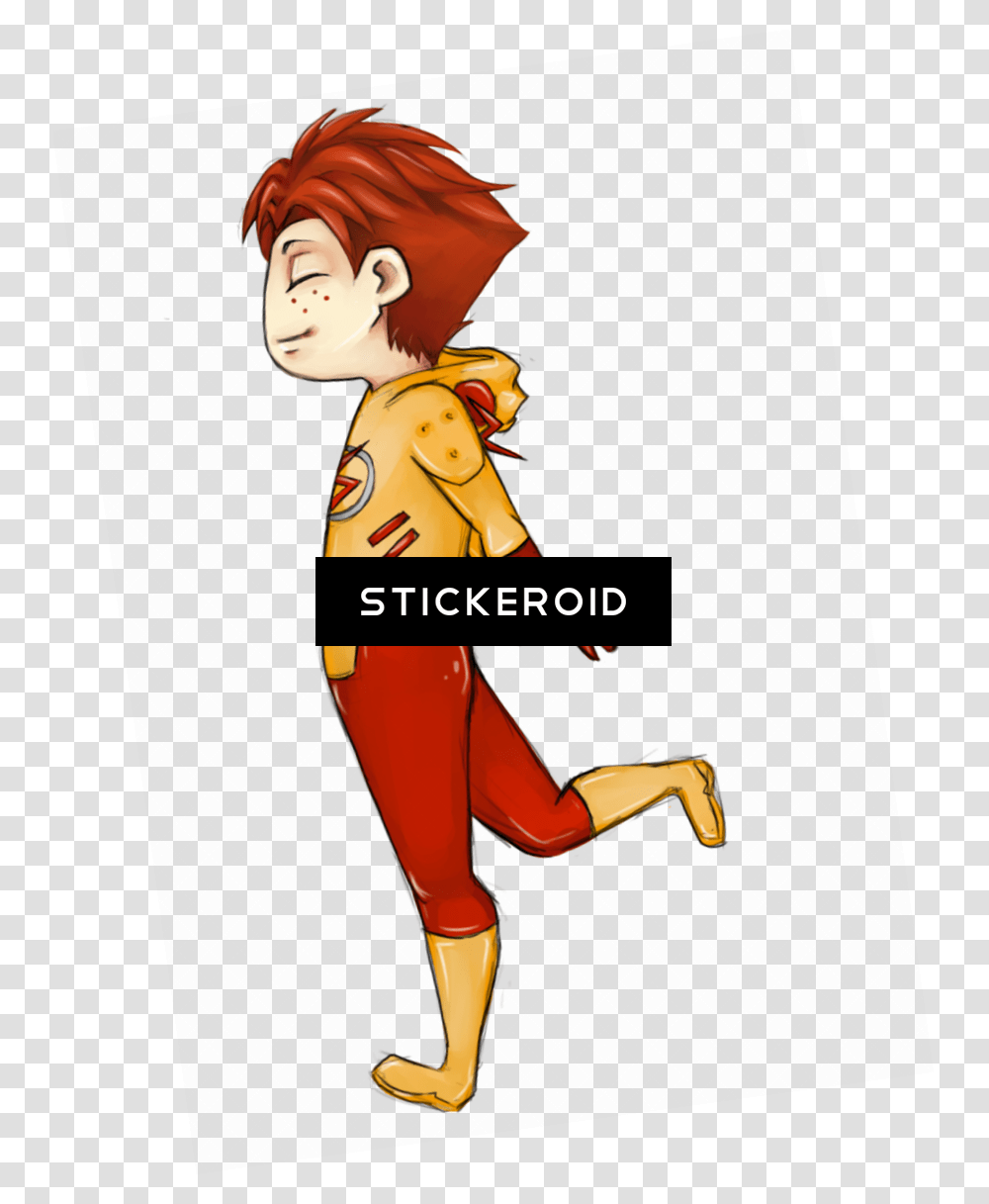 Kid Flash Clipart, Person, Female, Costume Transparent Png