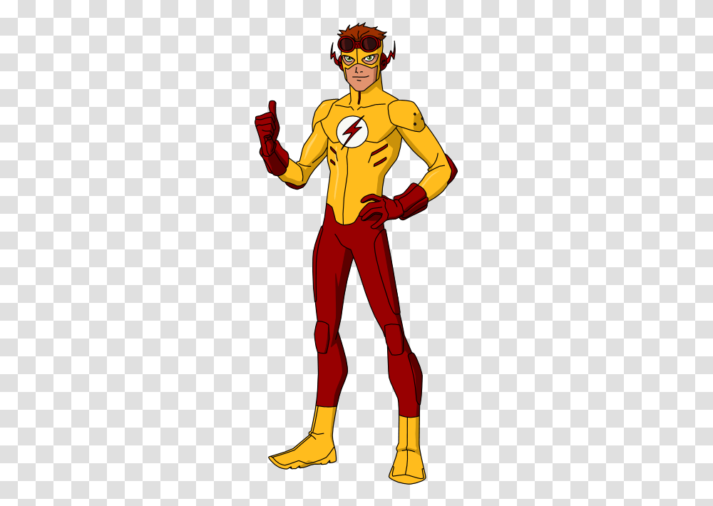Kid Flash Young Justice, Person, Hand, Sleeve Transparent Png