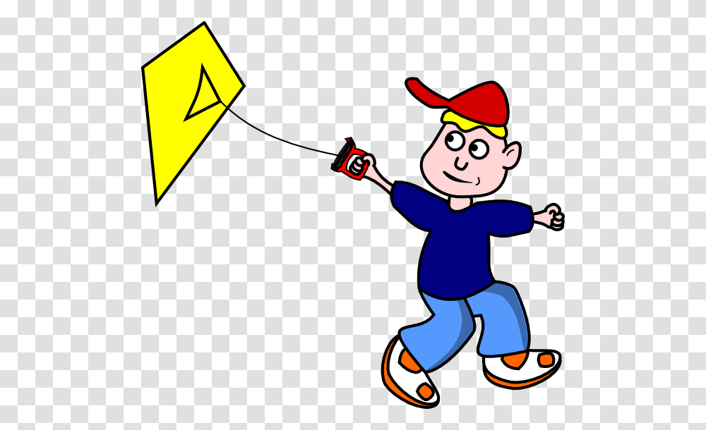 Kid Flying Kite Clip Art, Toy, Elf, Weapon, Weaponry Transparent Png