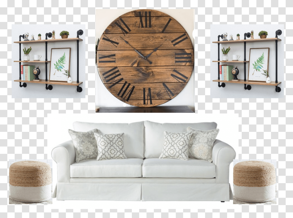 Kid Friendly Large Wall Decor Clock, Clock Tower, Architecture, Building, Furniture Transparent Png