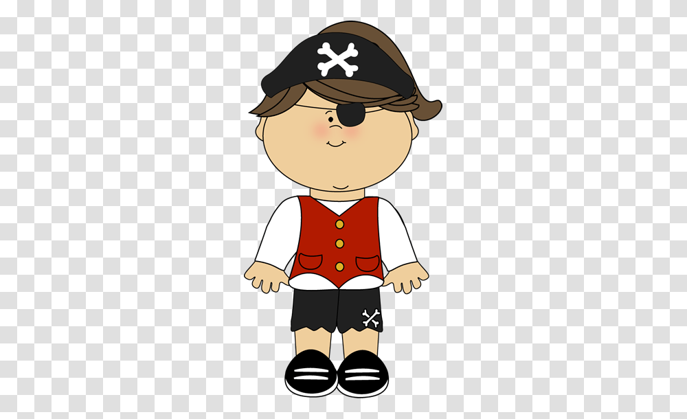 Kid Girl Pirate Clip Art, Doll, Toy, Baseball Cap, Hat Transparent Png