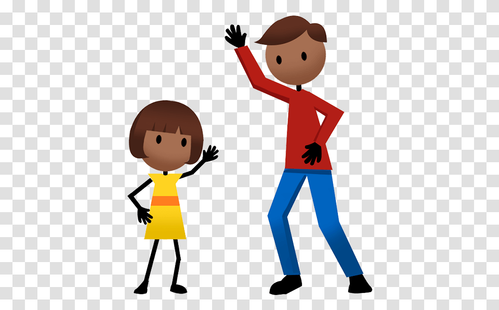 Kid Imitating Clipart, Apparel, Person, Human Transparent Png