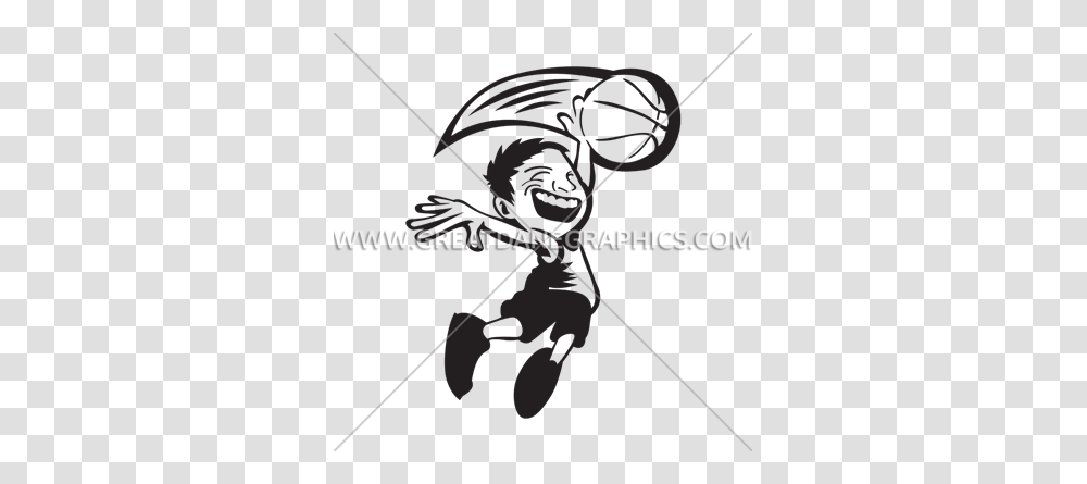 Kid Jump Dunk Production Ready Artwork For T Shirt Printing, Bow, Hourglass Transparent Png