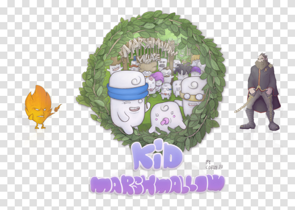 Kid Marshmallow Home Illustration, Plant, Birthday Cake, Dessert, Food Transparent Png
