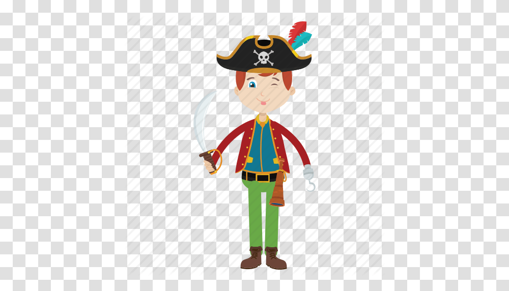 Kid Pirate, Hat, Apparel, Military Uniform Transparent Png