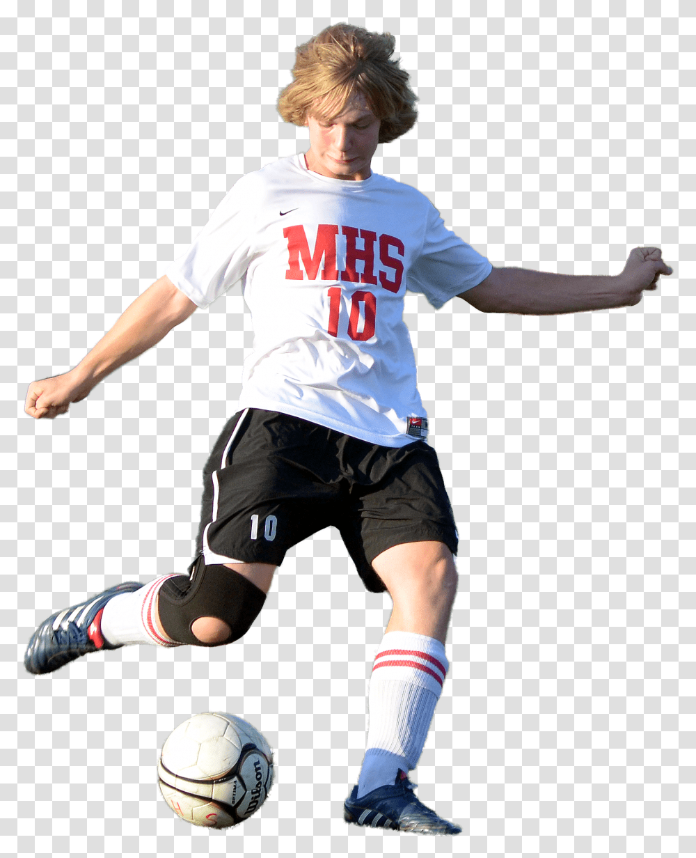 Kid Playing Boy Playing Football, Clothing, Apparel, Soccer Ball, Team Sport Transparent Png