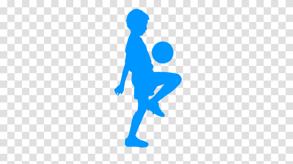 Kid Playing Football, Kicking, Juggling Transparent Png