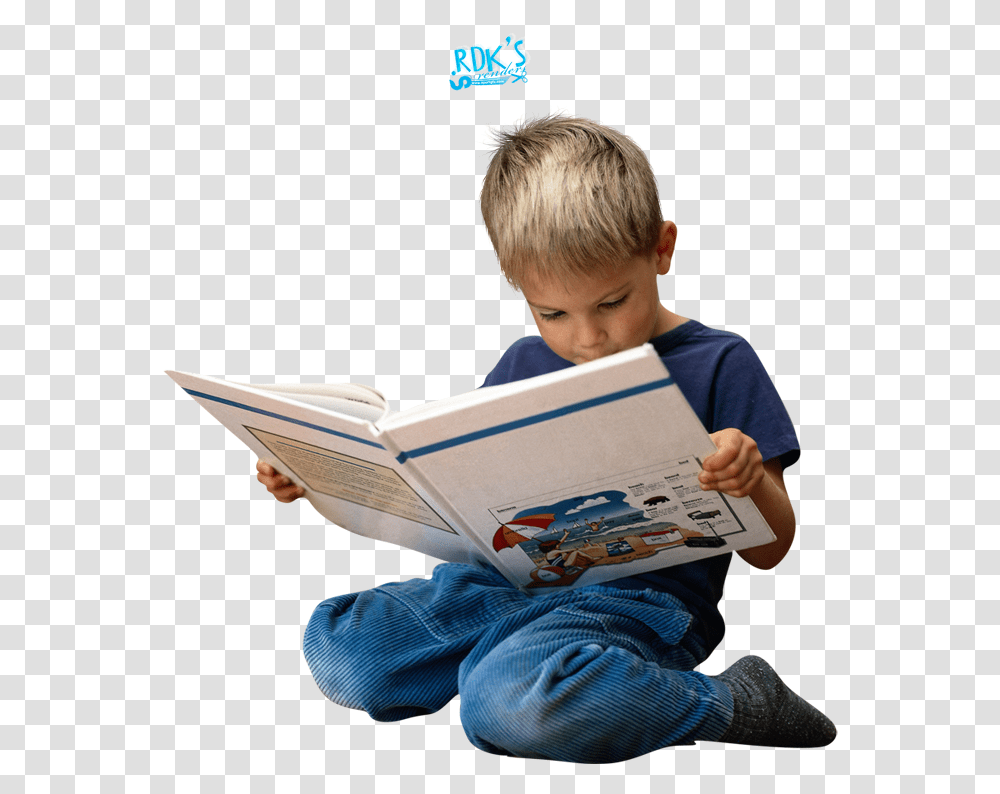 Kid Reading, Book, Person, Human Transparent Png