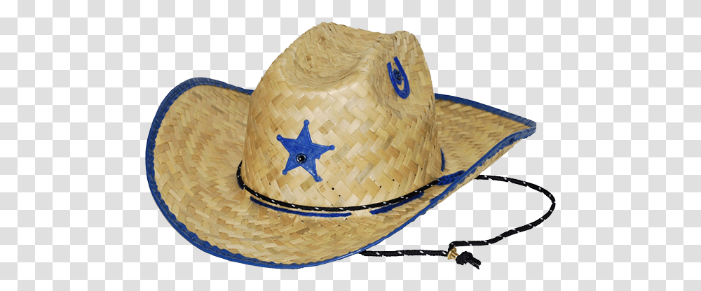 Kid's Palm Straw Sheriff Hat Cowboy Hat, Apparel, Rug Transparent Png