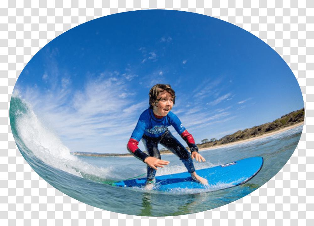 Kid Surfing Transparent Png