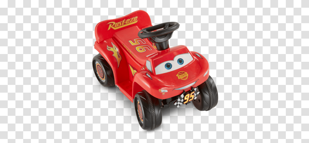 Kid Trax Disney Pixar Cars Ride Lightning Mcqueen Sit On Car, Buggy, Vehicle, Transportation, Lawn Mower Transparent Png
