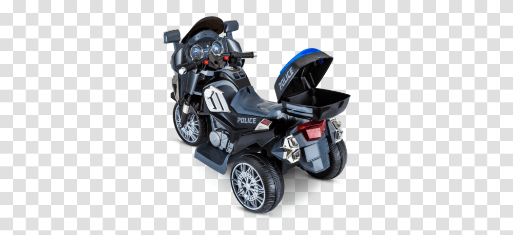 Kid Trax Police Motorcycle Ride Motorcycle, Vehicle, Transportation, Helmet, Clothing Transparent Png