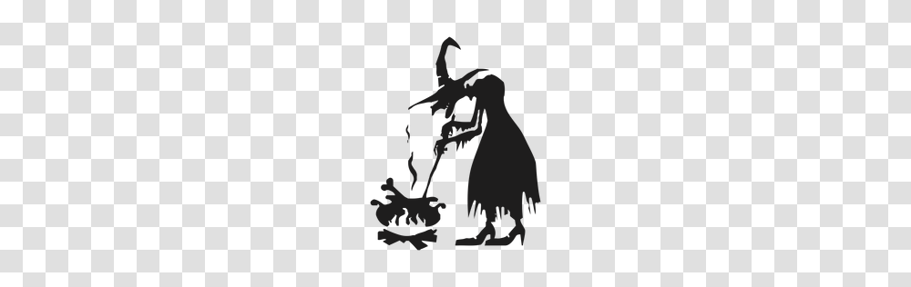 Kid Witch Costume Silhouette, Kneeling, Sculpture, Pianist Transparent Png