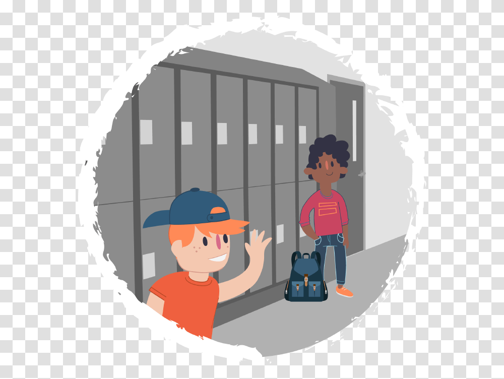Kid With Backpack Clipart Cartoon, Person, Photography, Prison, Girl Transparent Png