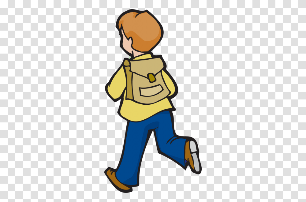 Kid With Backpack Clipart Nice Clip Art, Person, Bag Transparent Png