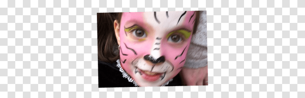 Kid With Face Paint Girl, Person, Performer, Smile, Portrait Transparent Png