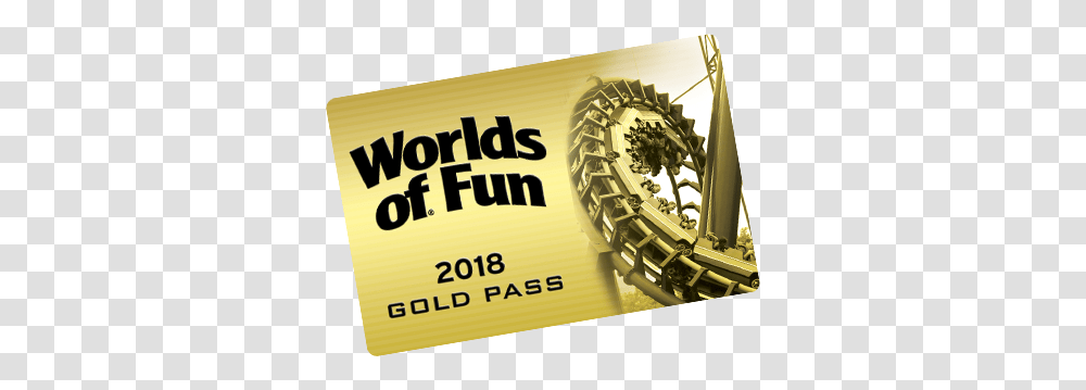 Kiddie Rides Worlds Of Fun Gold Pass, Text, Paper, Wheel, Machine Transparent Png