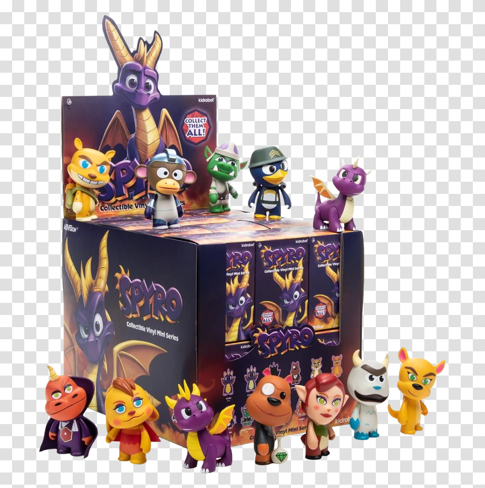 Kidrobot Spyro, Figurine, Doll, Toy, Dvd Transparent Png