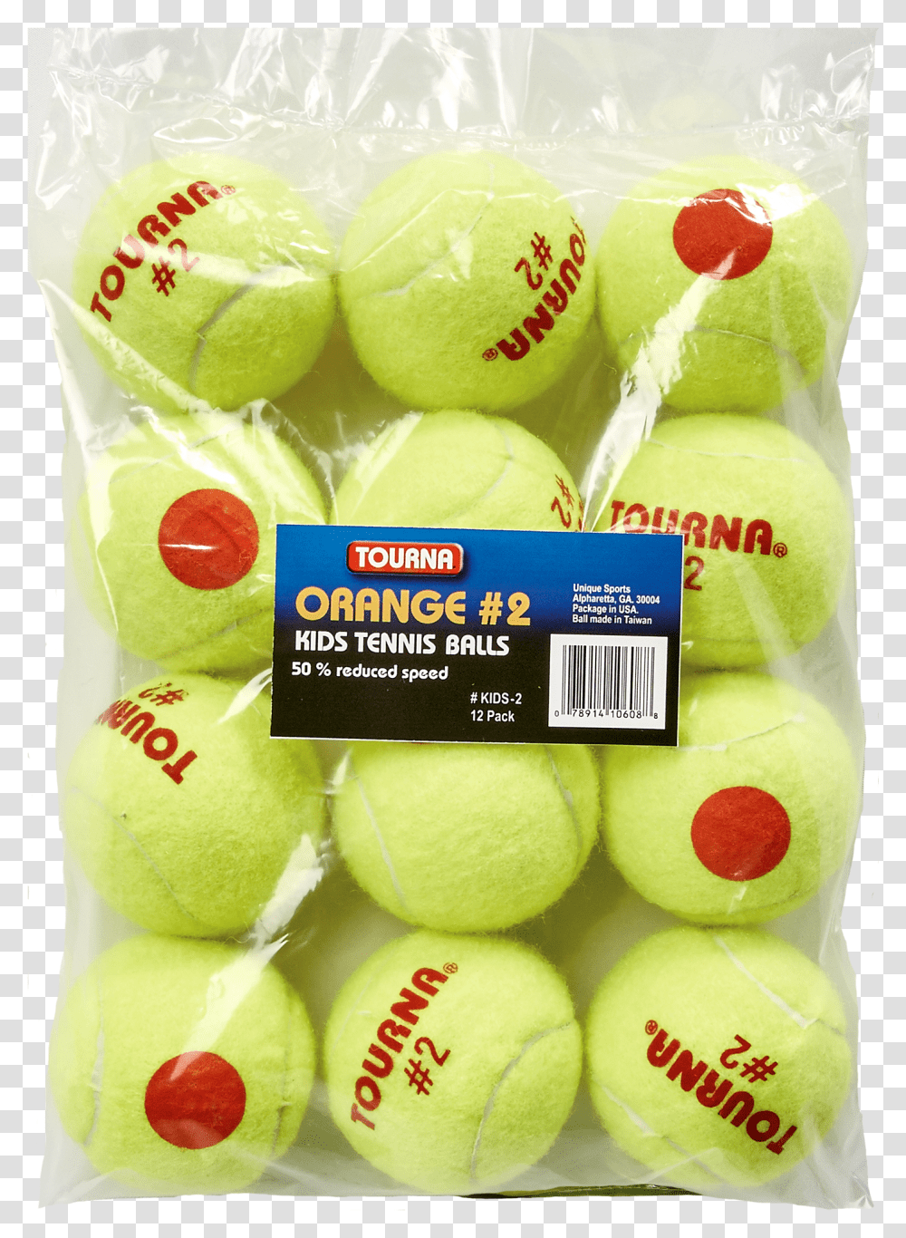 Kids 2 Tourna Stage 2 Low Compression Tennis Balls Transparent Png