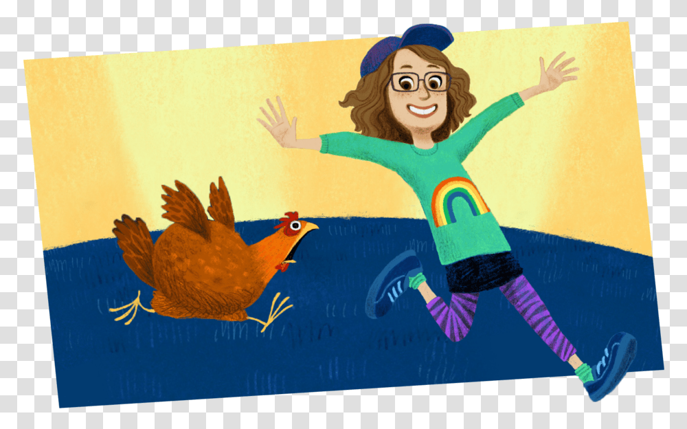 Kids Adele Griffin Illustration, Person, Human, Bird, Animal Transparent Png