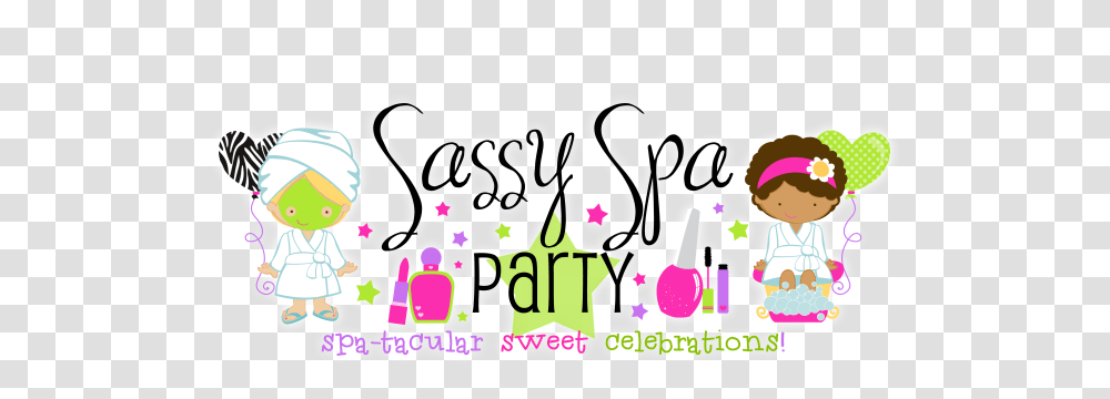 Kids And Childrens Spa Parties Houston Girls Spa Birthday Party, Label, Doodle, Drawing Transparent Png