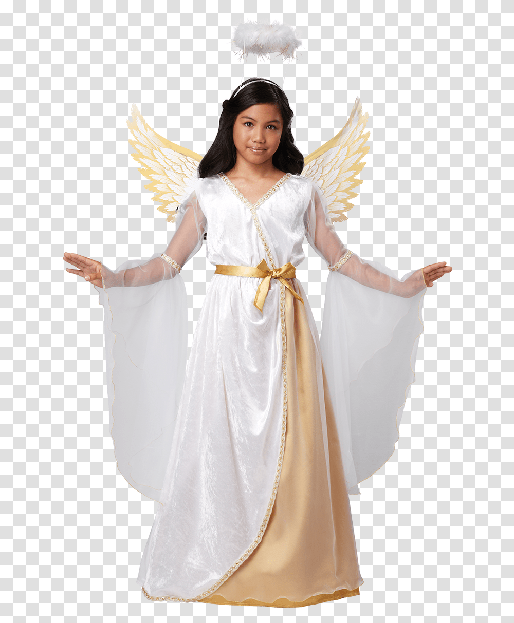 Kids Angel Costume, Archangel, Wedding Gown, Robe Transparent Png