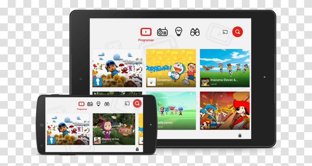 Kids App Phone On Youtube Kids, Computer, Electronics, Tablet Computer, Person Transparent Png
