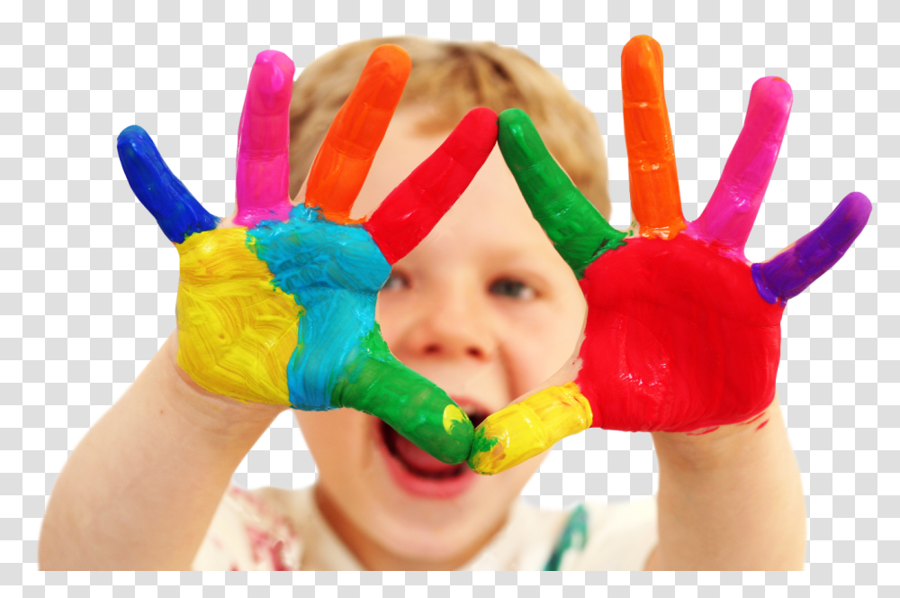 Kids Art, Person, Human, Finger, Paint Container Transparent Png