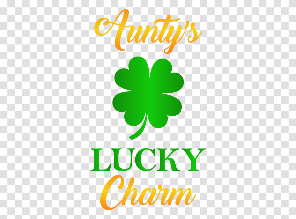 Kids Auntys Lucky Charm St Patricks Day Irish Tote Bag Shamrock, Green, Plant, Poster, Advertisement Transparent Png