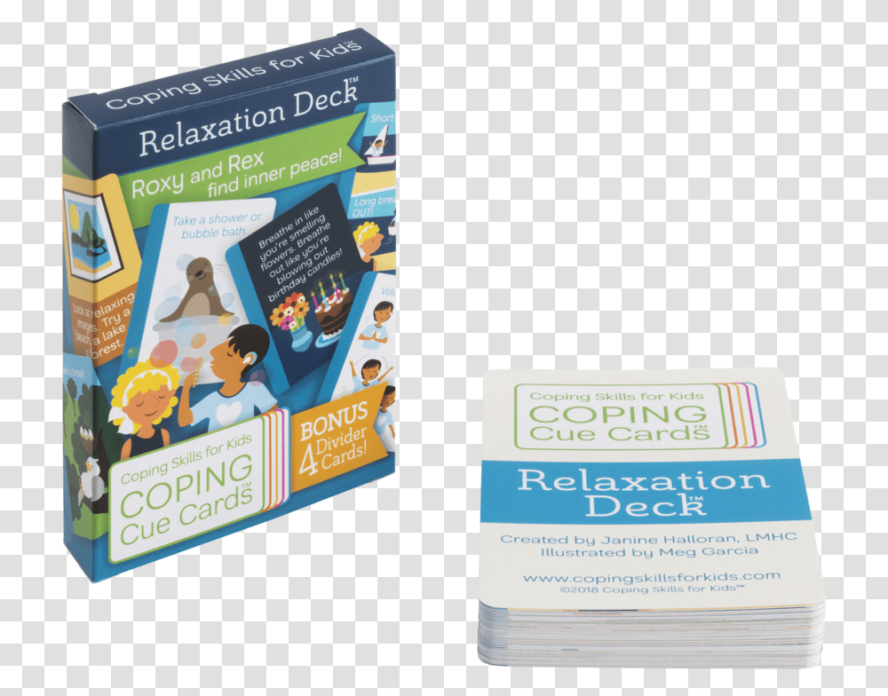 Kids Background Coping Cue Cards Relaxation Deck, Flyer, Poster, Paper, Advertisement Transparent Png