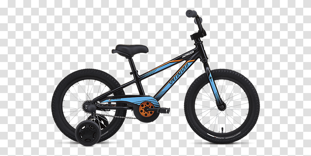 Kids Bicycle Specialized Hotrock 16 Black, Wheel, Machine, Mountain Bike, Vehicle Transparent Png