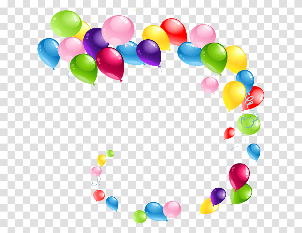 Kids Birthday Background Image, Balloon, Confetti, Paper Transparent Png