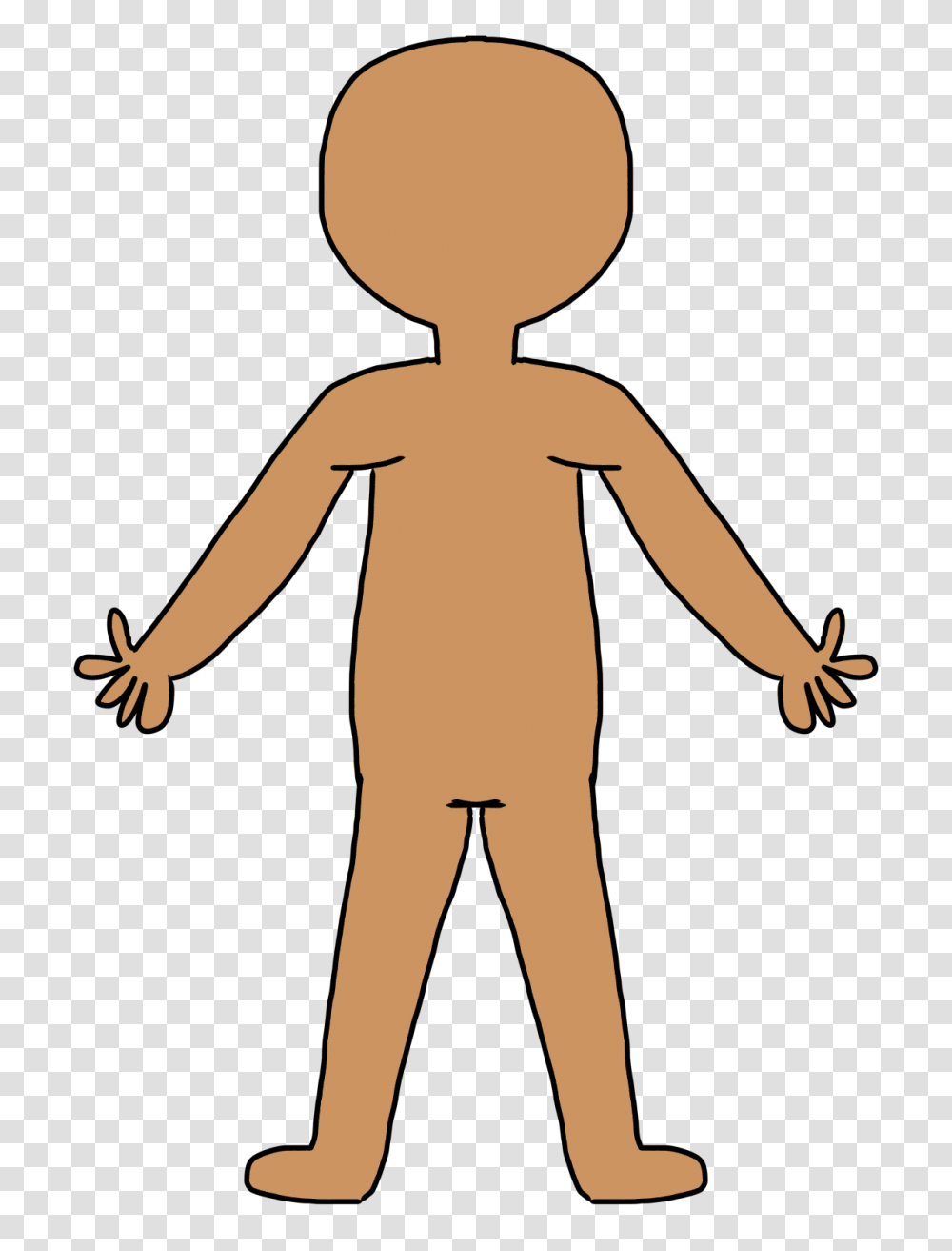 Kids Body Pictures Clip Art, Silhouette, Person, Human, Doll Transparent Png