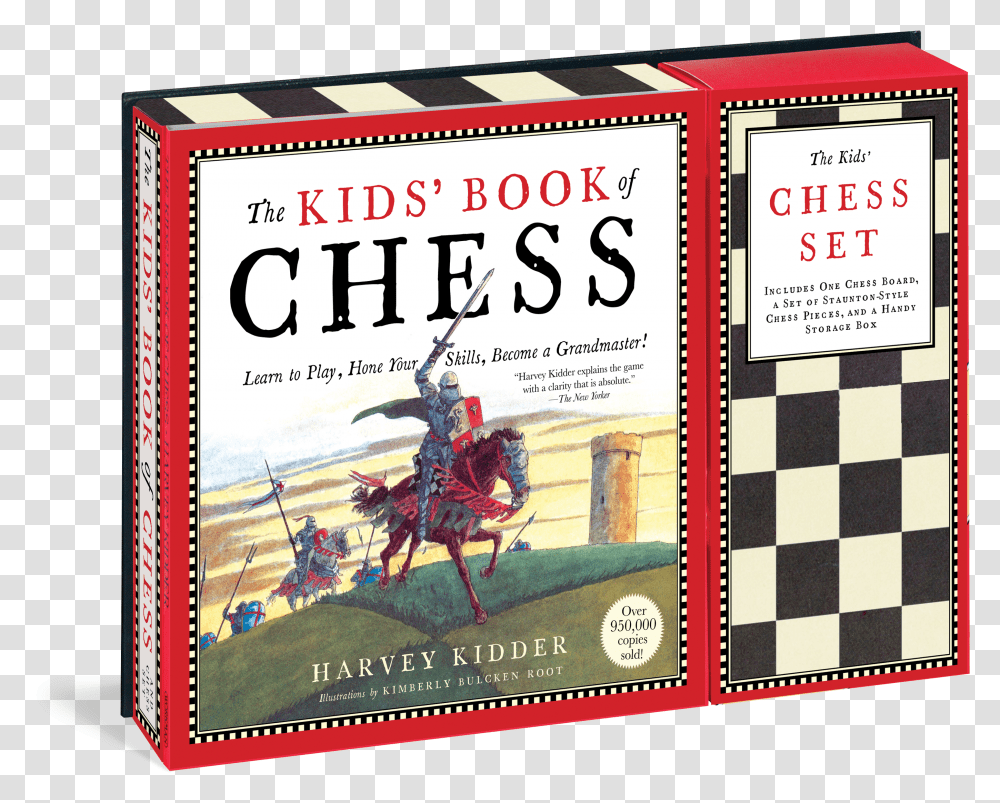 Kids Book Of Chess And Chess Set Transparent Png