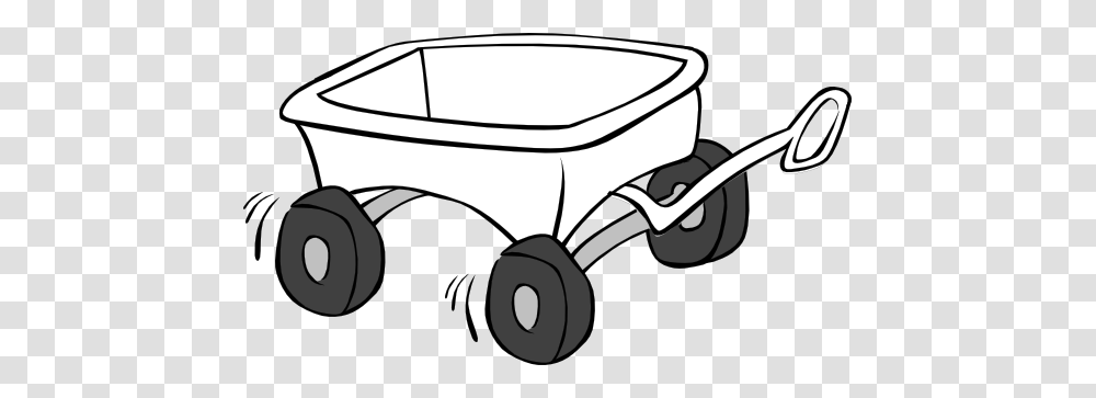 Kids Clip Art Black And White, Tool, Lawn Mower, Transportation, Vehicle Transparent Png