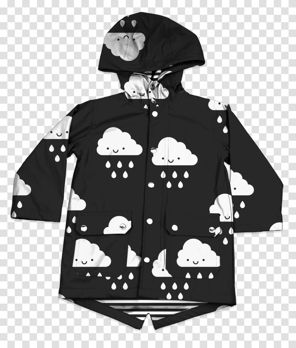 Kids Cloud Raincoat, Apparel, Jacket, Sweatshirt Transparent Png