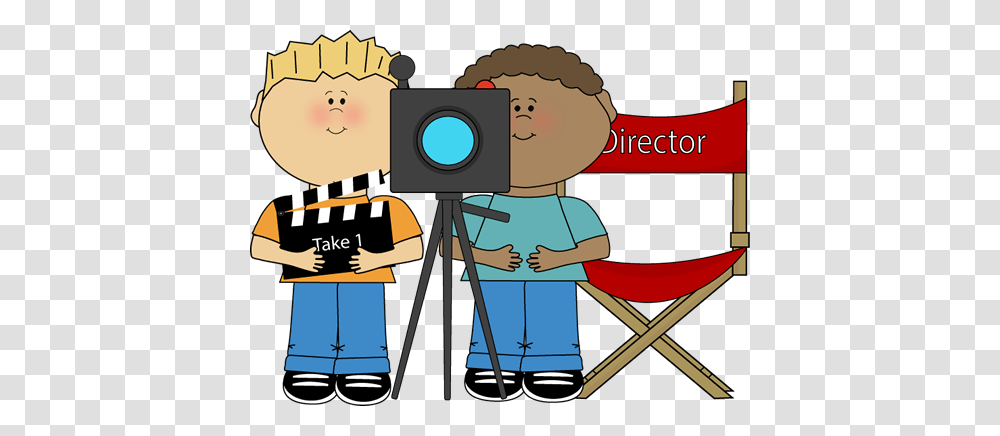 Kids Directing Behind Movie Camera Hollywood Rocks Theme Lights, Photographer, Photography, Portrait, Face Transparent Png