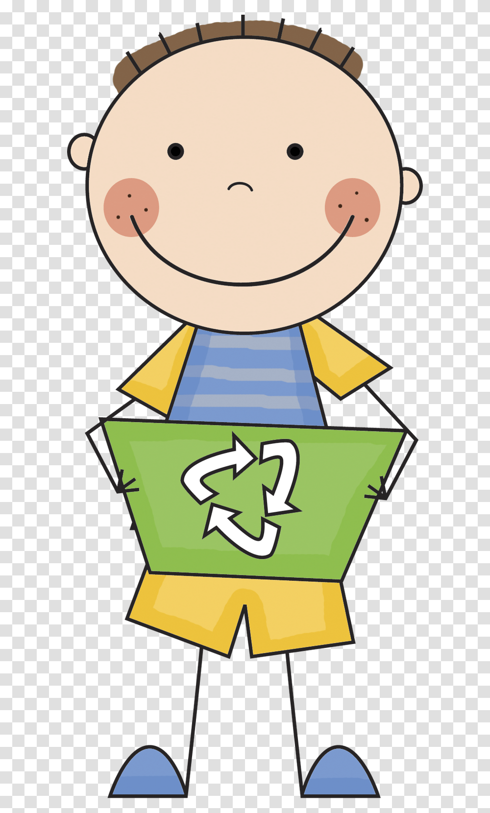 Kids Drawing, Recycling Symbol Transparent Png