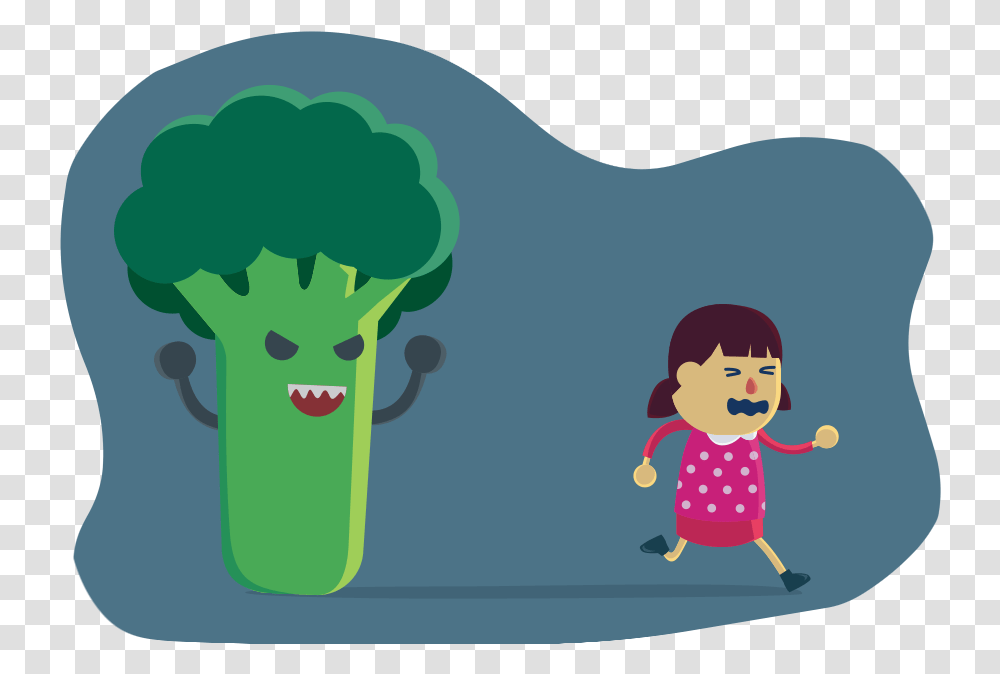 Kids Eat Your Broccoli Broccoli Kids Cartoon, Plant, Vegetable, Food Transparent Png