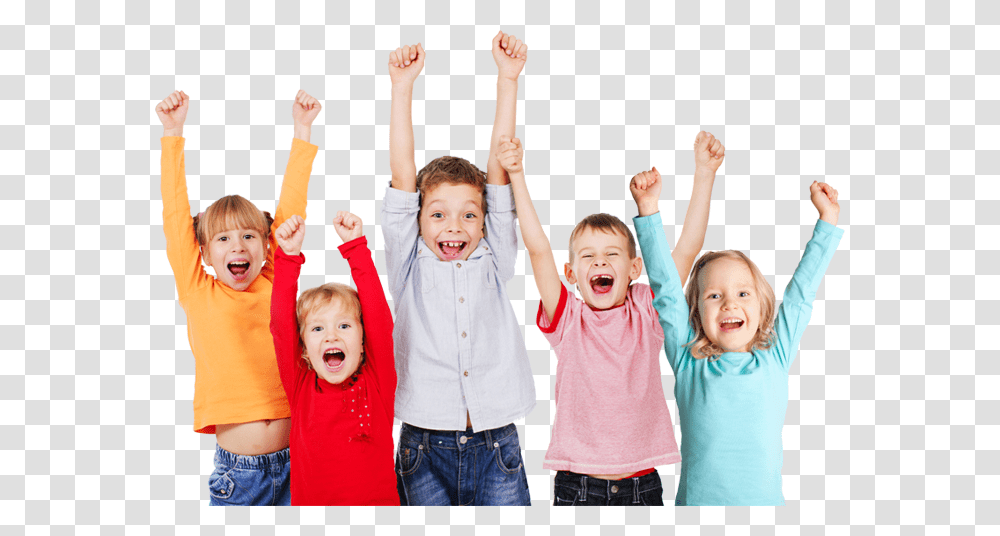 Kids Excited, Person, Pants, Jeans Transparent Png