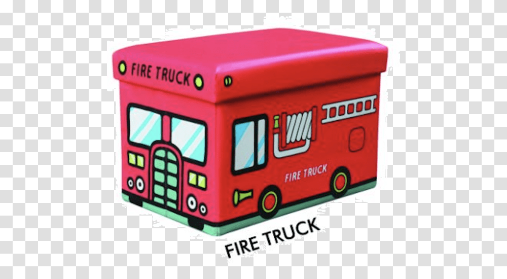 Kids Fire Truck Ottoman Firetruck, Transportation, Vehicle, Bus, Tour Bus Transparent Png