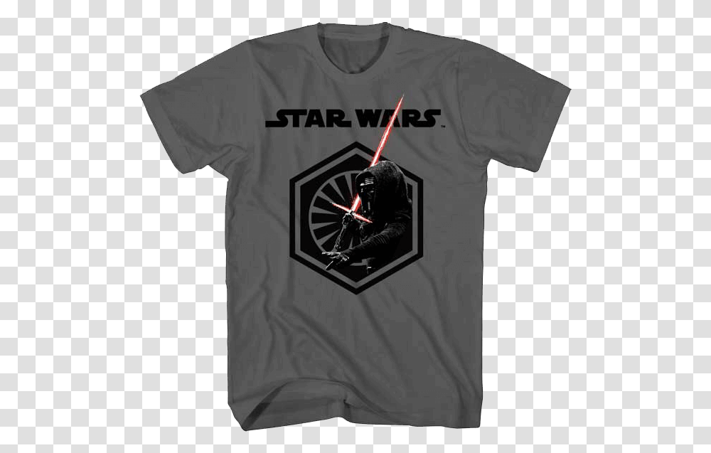 Kids First Order Logo T Shirt Star Wars The Rise Of Skywalker Symbol, Sleeve, Person, T-Shirt Transparent Png